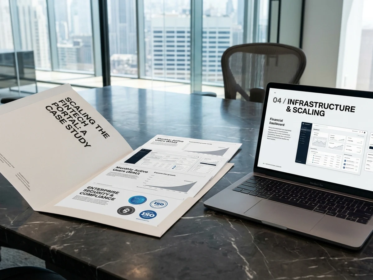 Engineering a Bank-Grade FinTech Client Portal & Interactive ROI Calculator